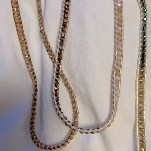 Set of 3 wrap bracelets with  try shimmery beads from Victoria Emerson - Picture 2 of 7